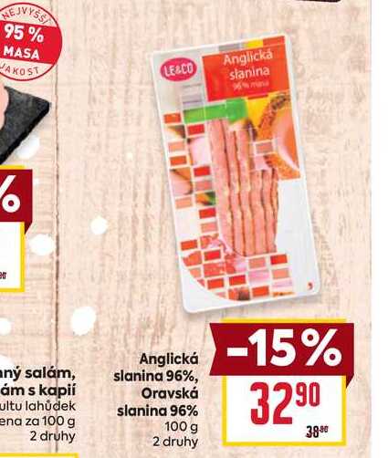 Oravská slanina 96% 100 g 