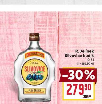 R. Jelínek Slivovice budík 0,5l