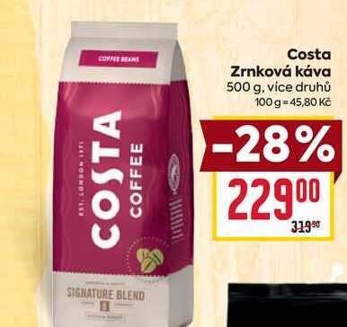 Costa Zrnková káva 500 g