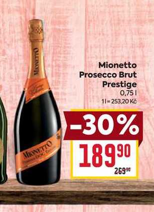 Mionetto Prosecco Brut Prestige 0,75l