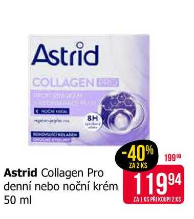 Astrid Collagen Pro denní nebo noční krém 50 ml 