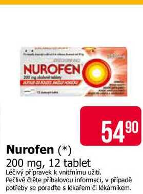 Nurofen 200 mg, 12 tablet 