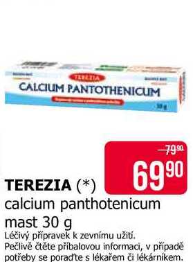 TEREZIA calcium panthotenicum mast 30 g 