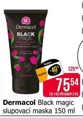 Dermacol Black magic slupovací maska 150 ml 