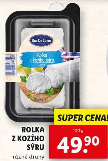 ROLKA Z KOZÍHO SÝRU, 100 g