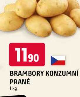 Brambory konzumní prané 1kg