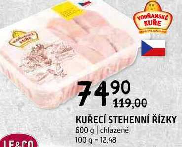 Kuřecí stehenní řízky 600g