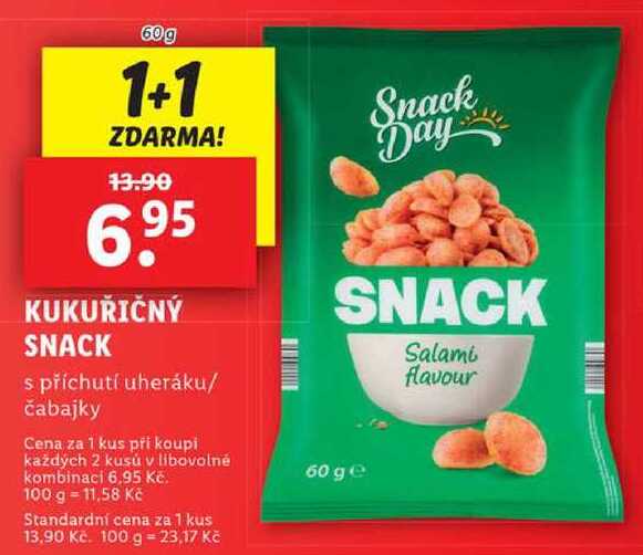 KUKUŘIČNÝ SNACK, 60 g