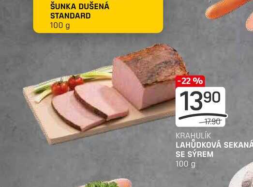 ŠUNKA DUŠENÁ STANDARD 100 g