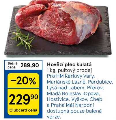 Hovězí plec kulatá, 1 kg