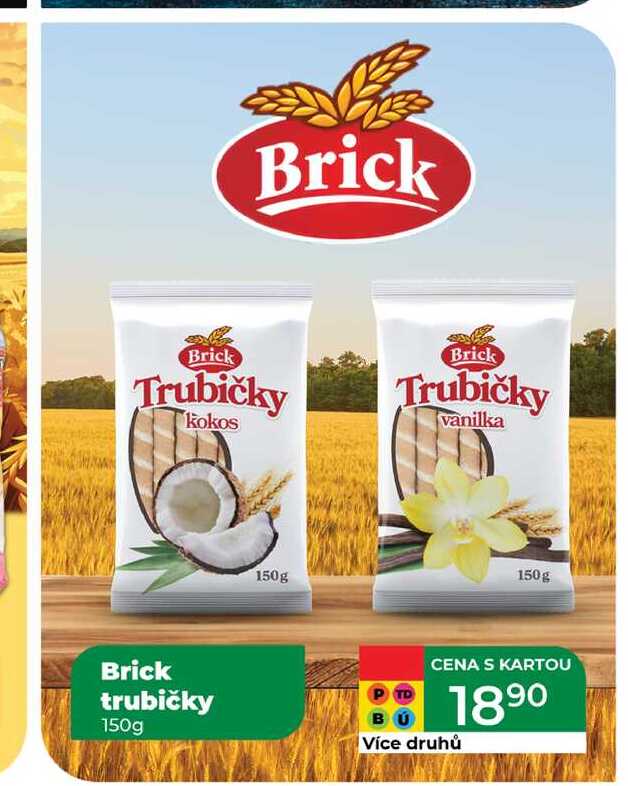 Brick trubičky 150g 