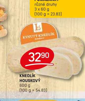 KNEDLÍK HOUSKOVÝ 600 g 