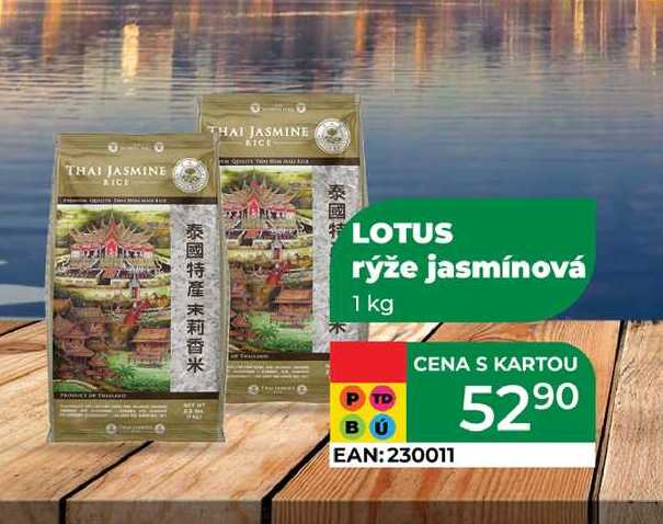 LOTUS rýže jasmínová 1 kg 