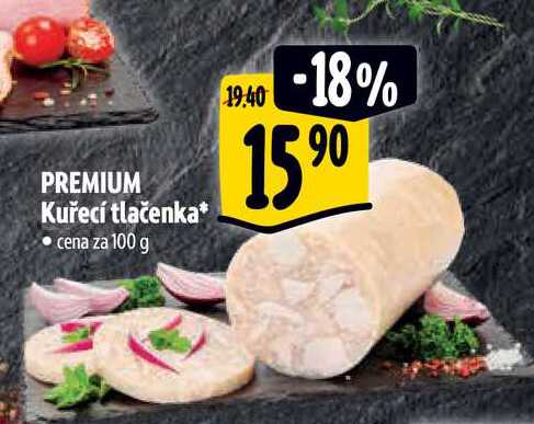 PREMIUM Kuřecí tlačenka  100 g 