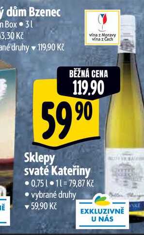  Sklepy svaté Kateřiny  0,75 l