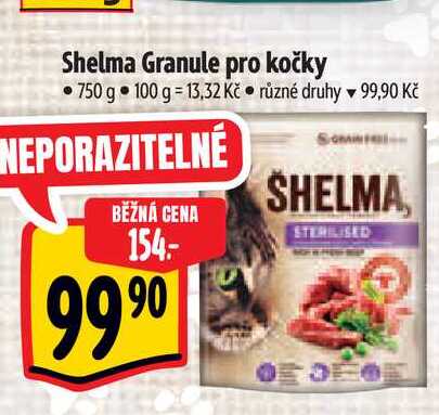 Shelma Granule pro kočky 750 g  