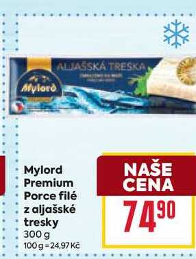 Mylord Premium Porce filé z aljašské tresky 300 g 