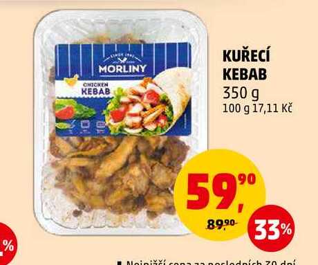 KUŘECÍ KEBAB, 350 g