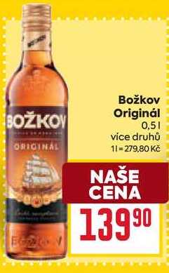 Božkov Originál 0,5l