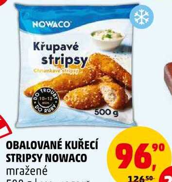 NOWACO Křupavé stripsy mražené, 500 g