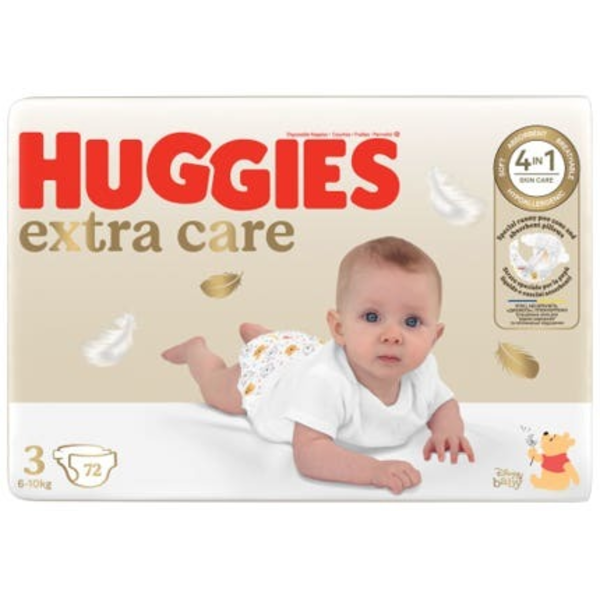 Huggies Extra Care vel. 3 (6-10kg)