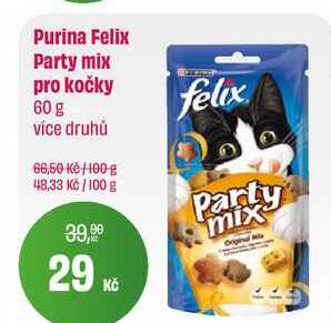 Purina Felix Party mix pro kočky 60 g 