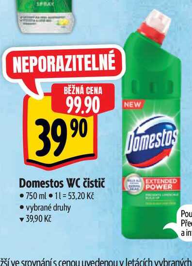   Domestos WC čistič  750 ml 