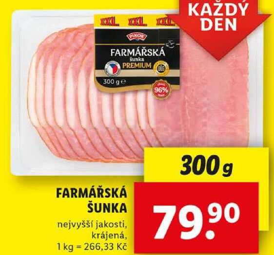 FARMÁŘSKÁ ŠUNKA, 300 g