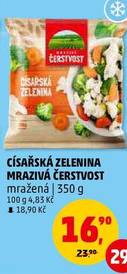 CÍSAŘSKÁ ZELENINA MRAZIVÁ ČERSTVOST mražená, 350 g