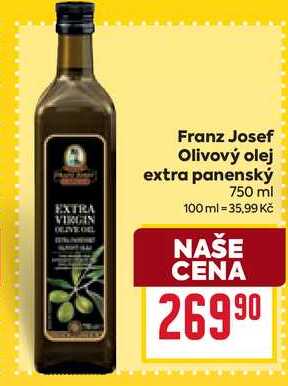 Franz Josef Olivový olej extra panenský 750 ml