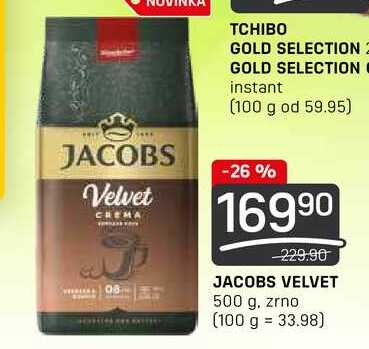 JACOBS VELVET 500 g, zrno