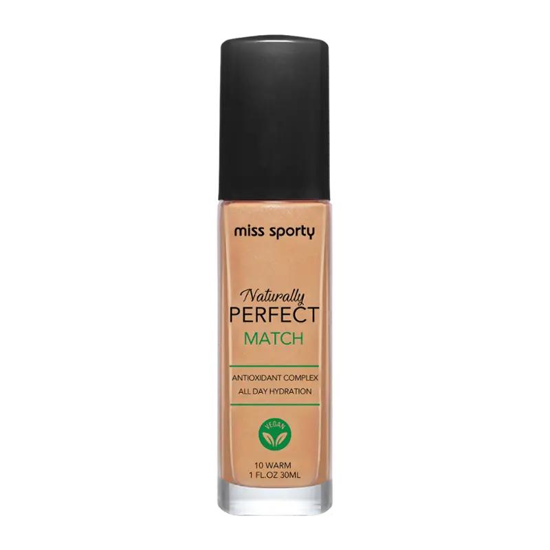 miss sporty Make-up Naturally Perfect Match 010 Warm, 1 ks