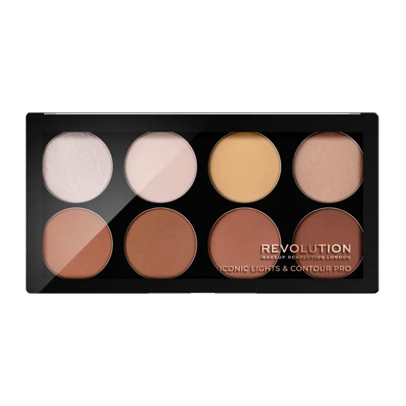 Makeup Revolution Konturovací set Iconic Lights & Contour Pro, 1 ks