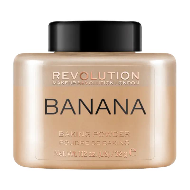 Makeup Revolution Baking pudr Banana, 1 ks