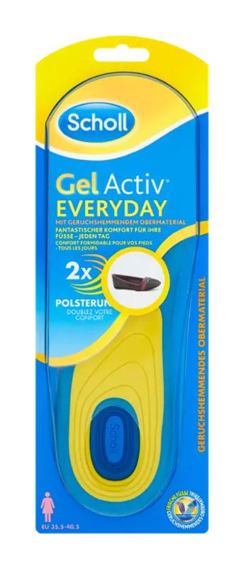 Scholl Vložky do bot pro ženy GelActiv Everyday 35,5-40,5, 2 ks