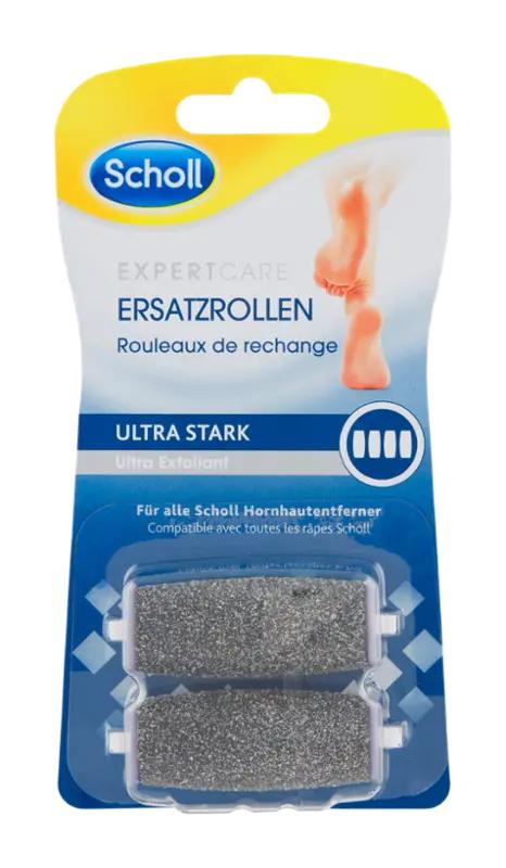 Scholl Rotační hlavice ultra drsná s diamantovými krystalky Velvet Smooth Expert Care, 2 ks