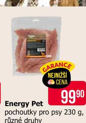 Energy Pet pochoutky pro psy 230 g, různé druhy 