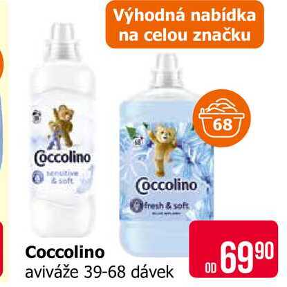 Coccolino fresh & soft 68 dávek