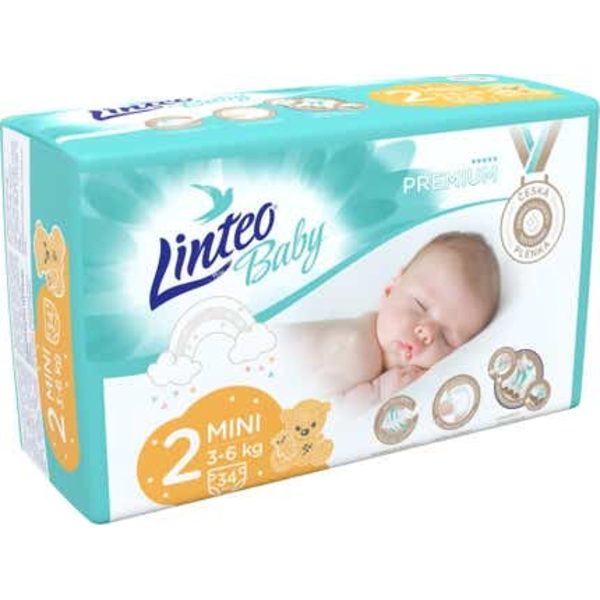 Linteo Baby Prémium Mini vel. 2 (3-6kg)