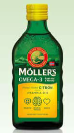 Möller’s Omega-3 Rybí olej citrón 250 ml