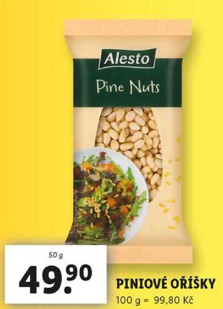 PINIOVÉ OŘÍŠKY, 50 g