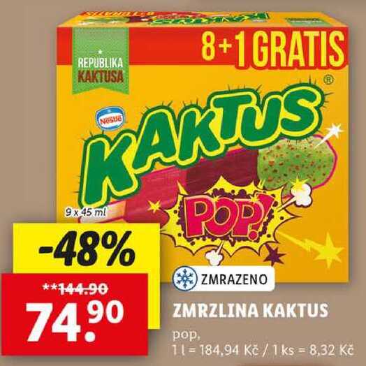 ZMRZLINA KAKTUS, 9x 45 ml