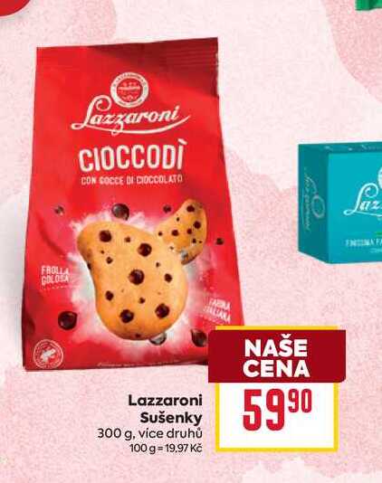 Lazzaroni Sušenky 300 g v akci