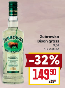 Zubrowka Bison grass 0,5l