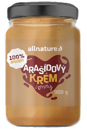 Allnature Arašídový krém jemný, 920 g