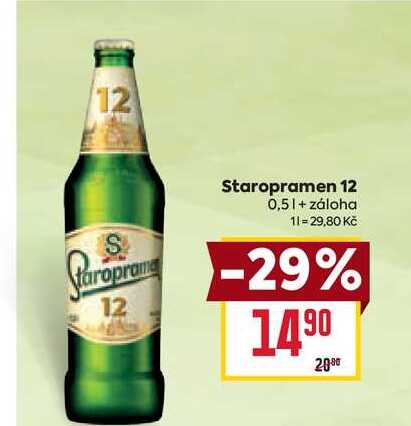 Staropramen 12 0,5l