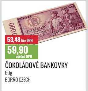 ČOKOLÁDOVÉ BANKOVKY 60g 