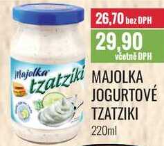 MAJOLKA JOGURTOVÉ TZATZIKI 220ml 