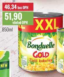 Bonduelle GOLD Zlatá kukuřice 850 ml