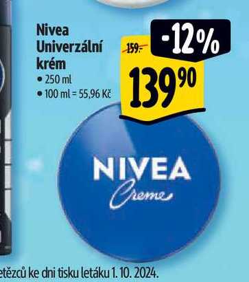 Nivea Univerzální  krém • 250 ml 